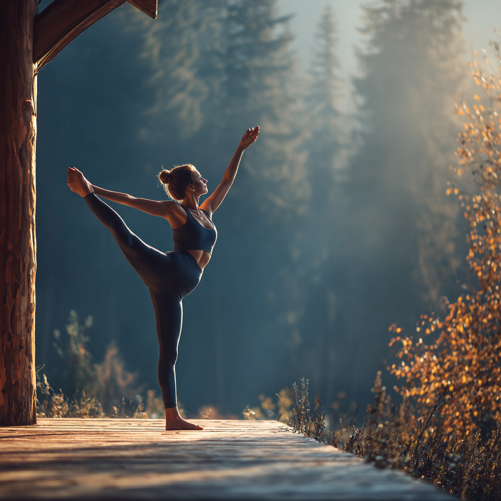 Групова практика йоги в студії